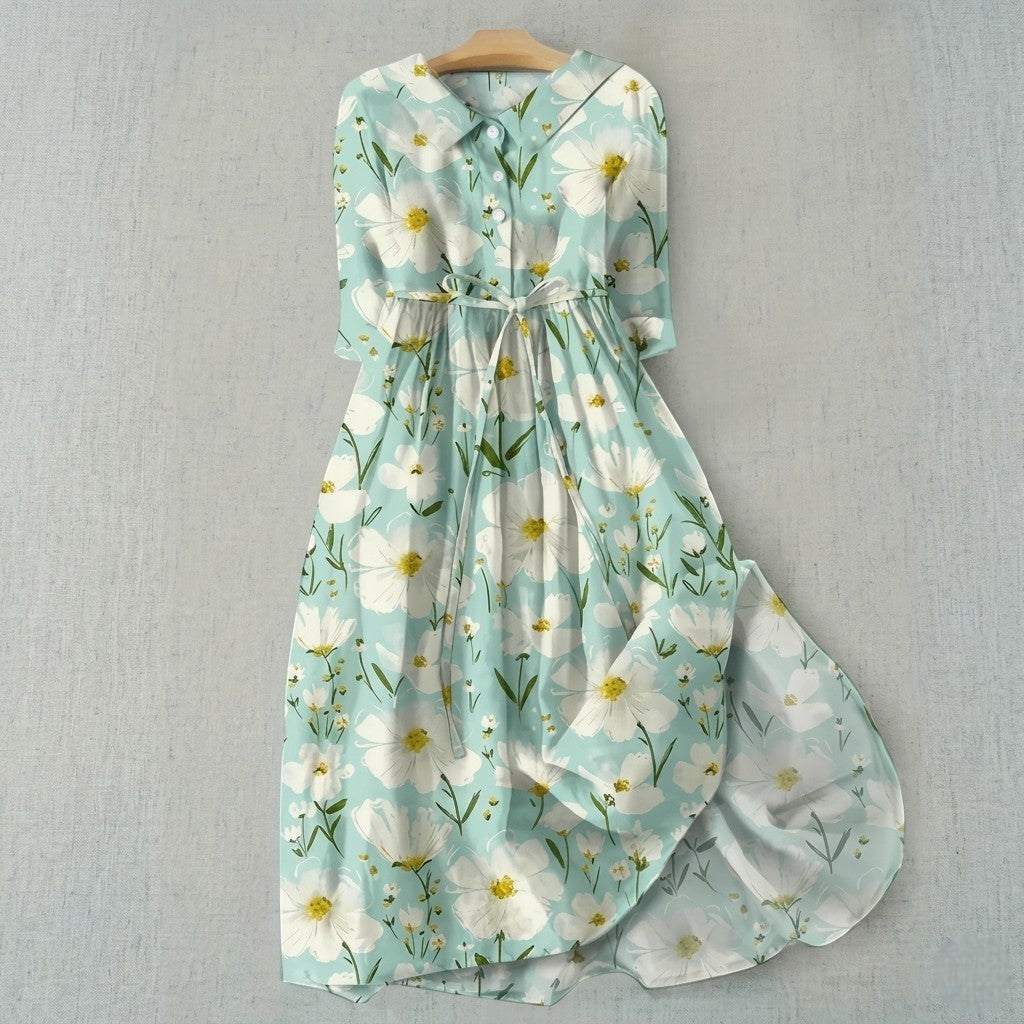 Daniela - Vestido Cómodo con Estampado Floral