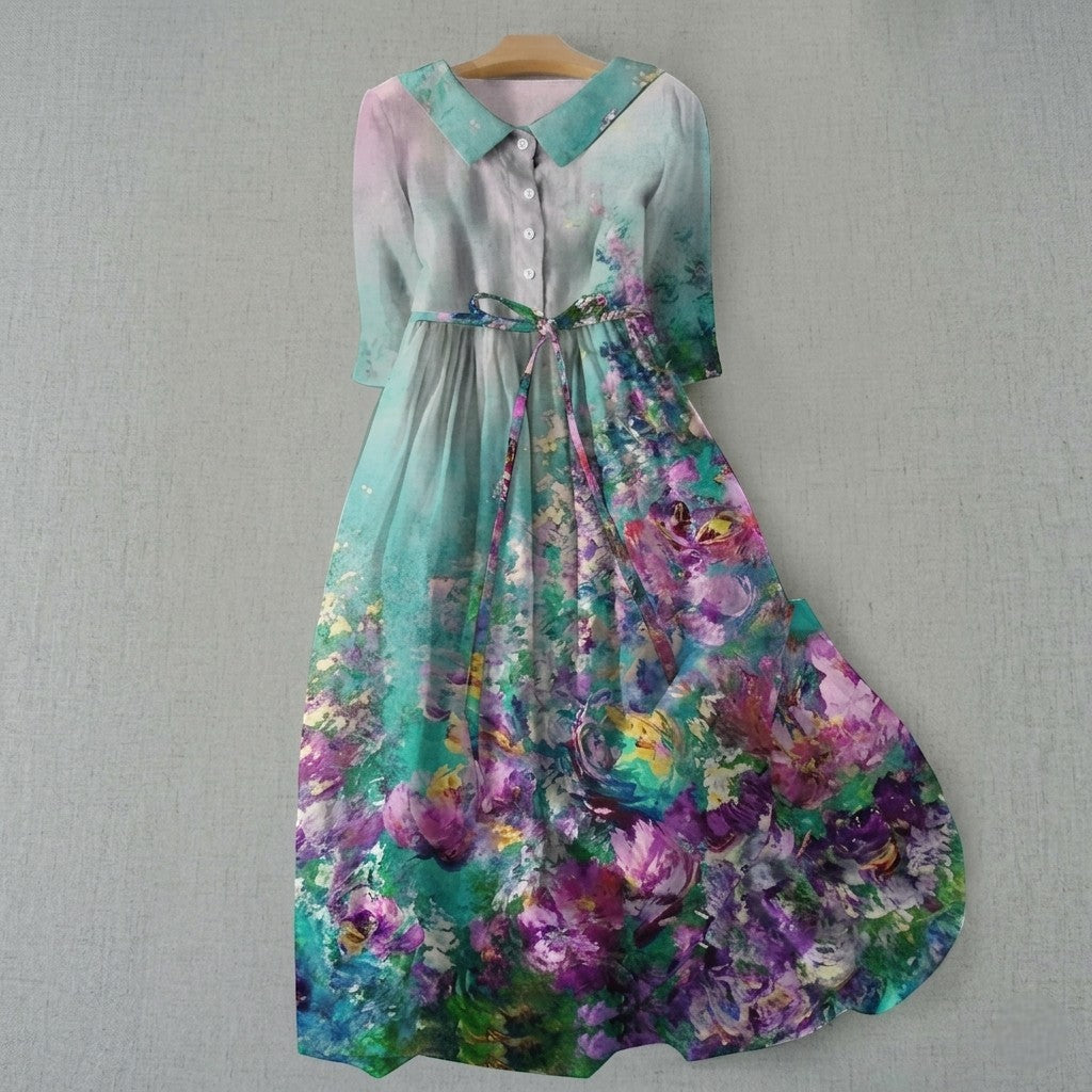 Valeria - Vestido Vintage con Estampado Floral