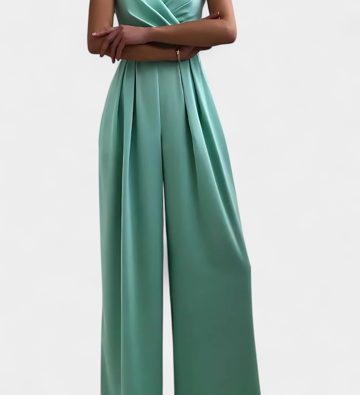 Romily | Mono Sexy con Tirantes y Pierna Ancha Elegante